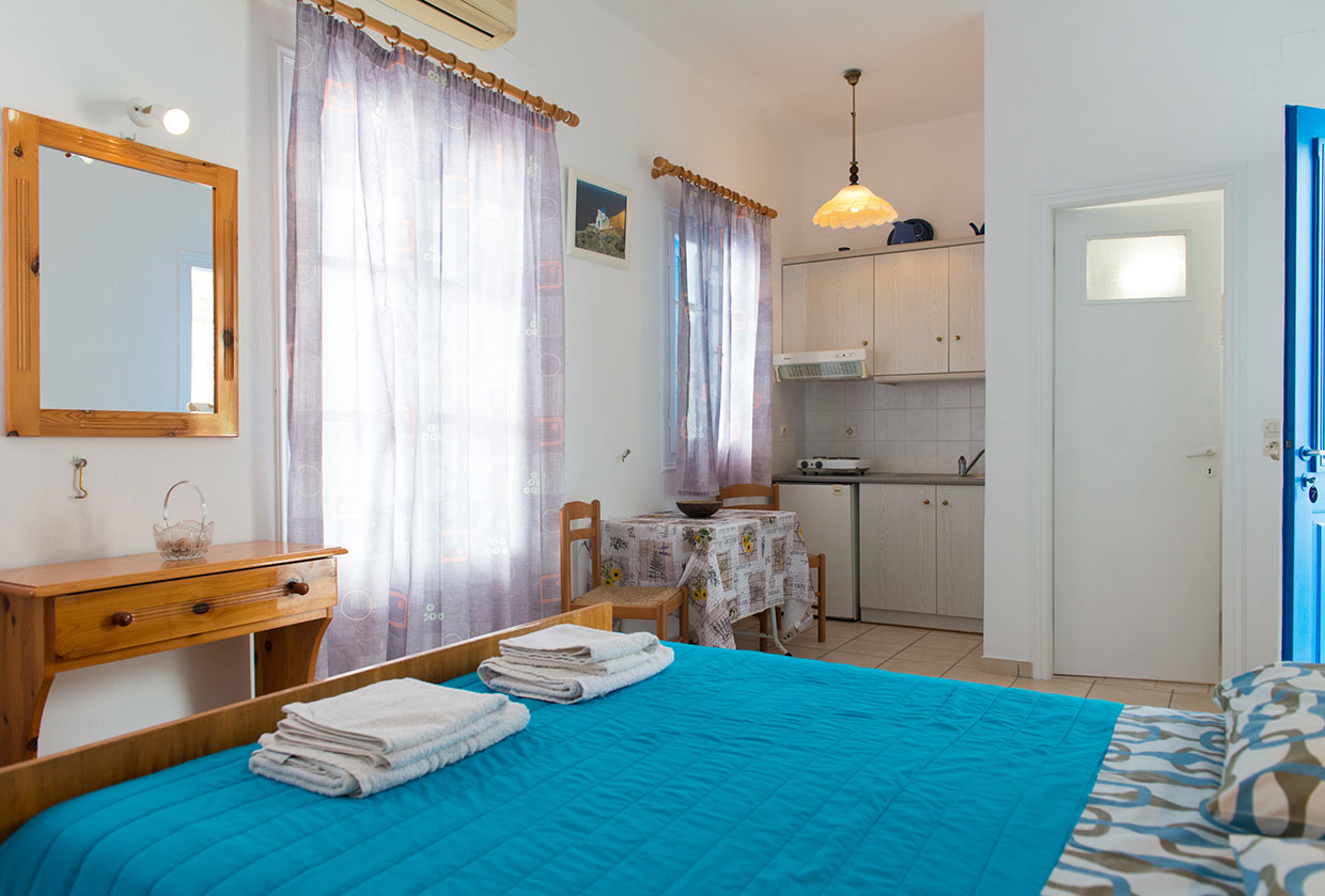 Studio individuel avec vue sur la mer à Vathi, Sifnos