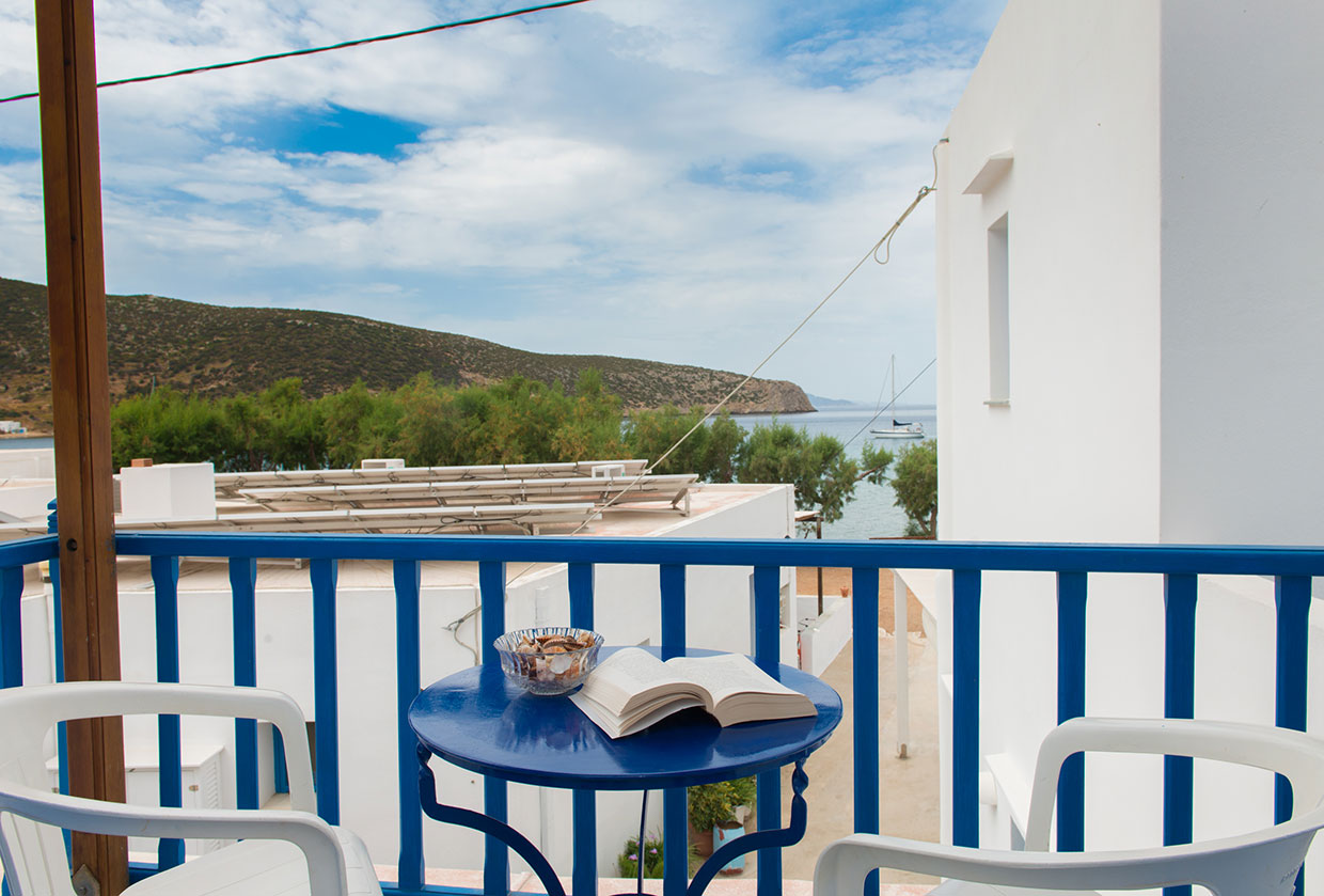 Studio individuel avec vue sur la mer à Vathi, Sifnos