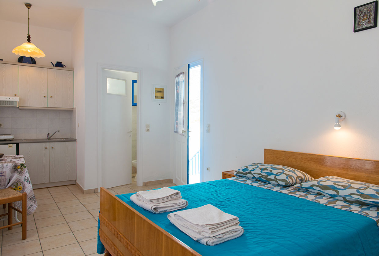 Studio individuel avec vue sur la mer à Vathi, Sifnos