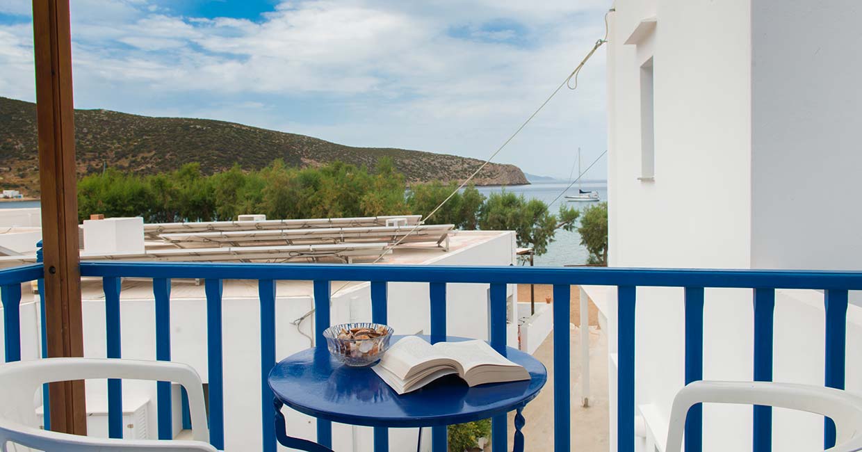 One room apartment with sea view at Vathi Sifnos