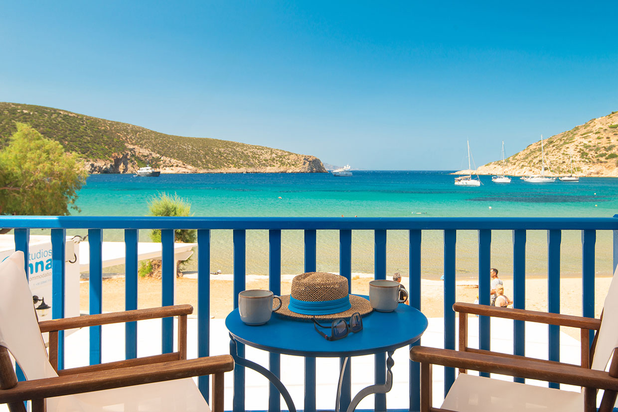 Balcon avec vue sur la mer