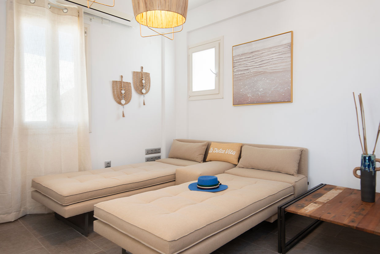 Chambre avec deux lits simples