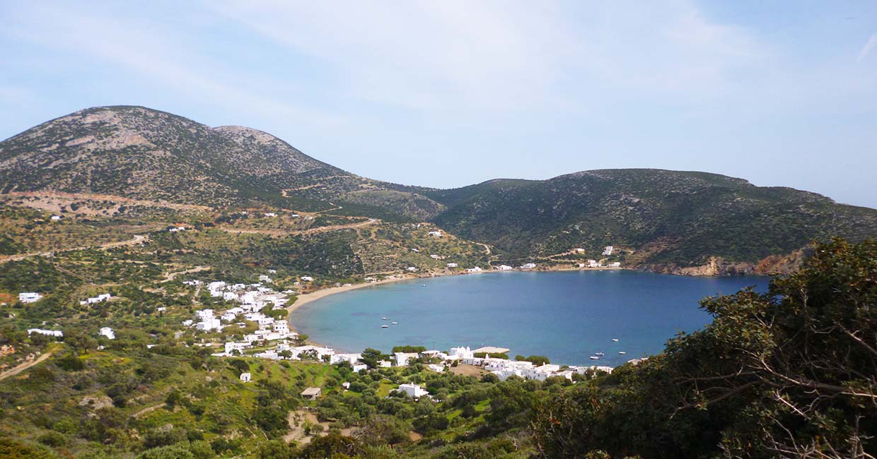 The gulf of Vathi at Sifnos